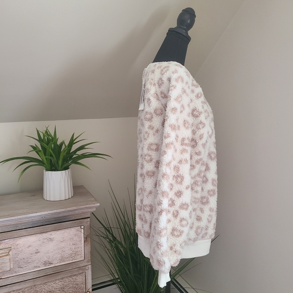 🐆WORKSHOP REPUBLIC CLOTHING Super Soft Leopard Print Sweater Size 1X - Picture 2 of 6